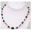 Image 1 : NATURAL 142.00 CTW RUBY PEARL TANZANITE AND SEMI PRECIO