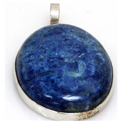 Natural 135.37 ctw Semi Precious .925 Sterling Pendant