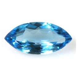 Natural 8.38ctw Blue Topaz Marque 10x20 Stone