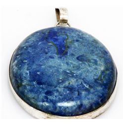 Natural 169.73 ctw Semi Precious .925 Sterling Pendant