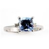 Image 1 : Genuine Tanzanite 1.31 ctw Diamond Ring 14k