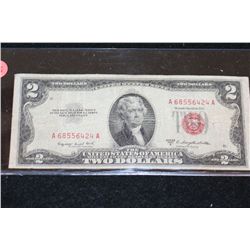 1953-B United States Note $2; Red Seal