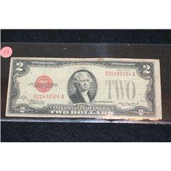 1928-D United States Note $2; Red Seal