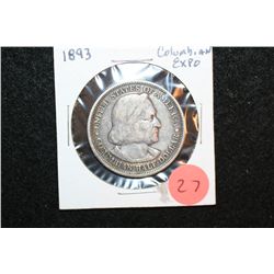 1893 USA Columbian Half Dollar; Worlds Columbian Exposition Chicago