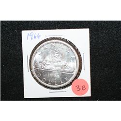 1966 Canada "Canoe" $1 Foreign Coin