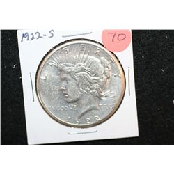 1922-S Peace $1