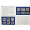 Image 2 : 1971 US Mint Coin Set W/Postal Stamps Commerating Mariner 9 Orbits Mars Dated 1993; P,S&D Mints; UNC