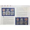 Image 2 : 1988 US Mint Coin Set W/Postal Stamps Commerating Texan George Bush Elected President Dated 1991; P&