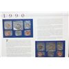 Image 2 : 1990 US Mint Coin Set W/Postal Stamps Commerating Operation Desert Shield Begins Dated 1992; P&D Min