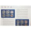 Image 2 : 1972 US Mint Coin Set W/Postal Stamps Commerating President Nixon visits China Dated 1994; P,S&D Min