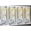 Image 1 : 1973 Canada $1 Foreign Bank Note; Lot of 4; Uncut Bills