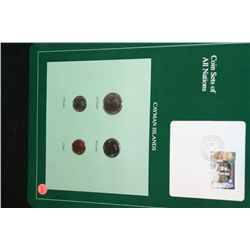Cayman Islands; Coin Sets of All Nations W/Postal Stamp Dated 1992
