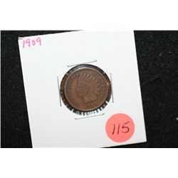 1909 Indian Head One Cent