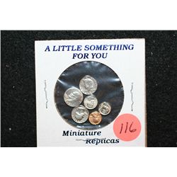 A Little Something For You; US Miniature Replica Coins; Lot of 6