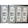 Image 1 : 1995 US Federal Reserve Note $2; Atlanta GA Reserve; Lot of 4