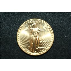 US Gold Eagle $50 Coin; 1 Oz. Fine Gold