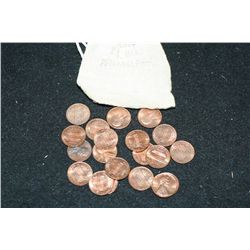 1971 Lincoln "Mini Mint Bag" Penny; Lot of 20