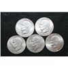 Image 1 : Eisenhower $1 Coin; Various Dates & Conditions; Lot of 5