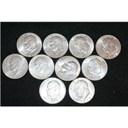 Eisenhower $1 Coin; Various Dates & Conditions; Lot of 10