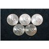 Image 2 : 2007 US George Washington Presidential $1 Coin; Lot of 5