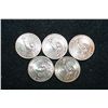 Image 2 : 2007-P US George Washington Presidential $1 Coin; Lot of 5