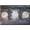 Image 1 : 1980 US Susan B. Anthony $1 Coin Set; P,S&D Mints