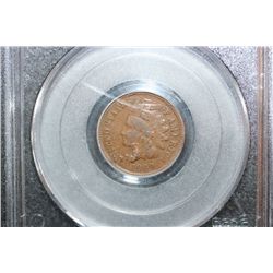 1869 Indian Head One Cent; PCGS Graded F12