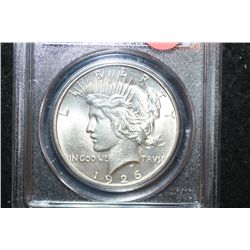 1926-D Peace $1; PCGS Graded Genuine