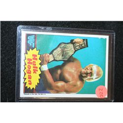 1985 WWF Topps Hulk Hogan Champion Wrestling Trading Card