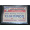 Image 2 : 1985 WWF Topps Hulk Hogan Champion Wrestling Trading Card
