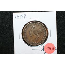 1837 Large One Cent