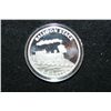 Image 1 : Balloon Stack "4-6-0 Type" Train Silver Round; .999 Fine Silver 1 Oz.