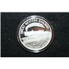 Image 1 : Great Western Railway "President 4-4-2" Train Silver Round; .999 Fine Silver 1 Oz.