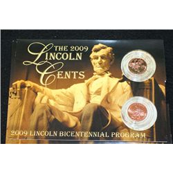 2009 Lincoln-Formative Years Penny Set; P&D Mints; UNC