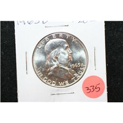 1963-D Ben Franklin Half Dollar; Proof