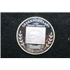 Image 1 : 1976 US Postal Service Silver Round-58th Anniversary; First Regularly Scheduled US Air Mail