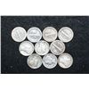 Image 1 : Mercury Dime; Various Dates & Conditions; Lot of 10