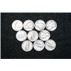 Image 2 : Mercury Dime; Various Dates & Conditions; Lot of 10