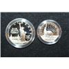 Image 1 : 1986 US Liberty Coin Set W/Commerative Ellis Island $1 & Commerative Nation of Immigrant Half Dollar