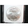 Image 1 : 2002 Silver Eagle $1; NGC Graded MS69