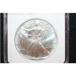 1993 Silver Eagle $1; NGC Graded MS69