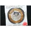 Image 1 : Excalibur Las Vegas NV Limited Edition Two-Tone $10 Gaming Token; .999 Fine Silver .60% Oz. ASW