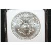 Image 2 : 1991 Silver Eagle $1; NGC Graded MS69