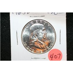 1963-D Ben Franklin Half Dollar