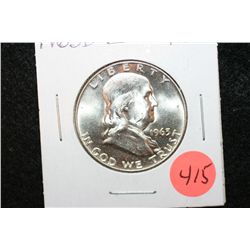 1963-D Ben Franklin Half Dollar