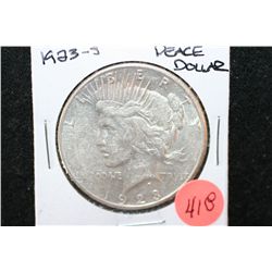 1923-S Peace $1