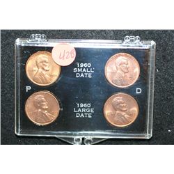 1960 Lincoln Penny Set; P&D Mints