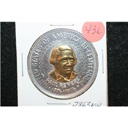 1976 US Bicentennial Paul Revere Medallion; One if By Land and Two if By Sea . . . . .; .7863 ASW