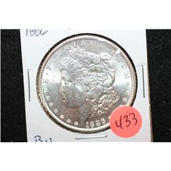 1886 Silver Morgan $1; BU