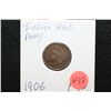 Image 1 : 1906 Indian Head One Cent